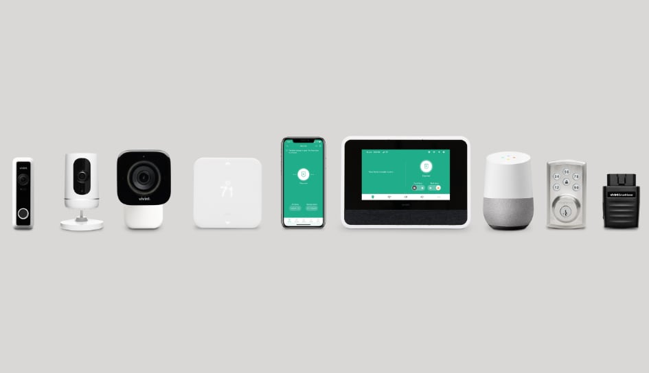 Vivint home security product line in Ogden